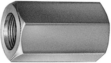 Dresselhaus Verbindungsmuttern (Distanz- muttern) Sechskant 73181699 galv. verzinkt M 16 x 50 mm 25