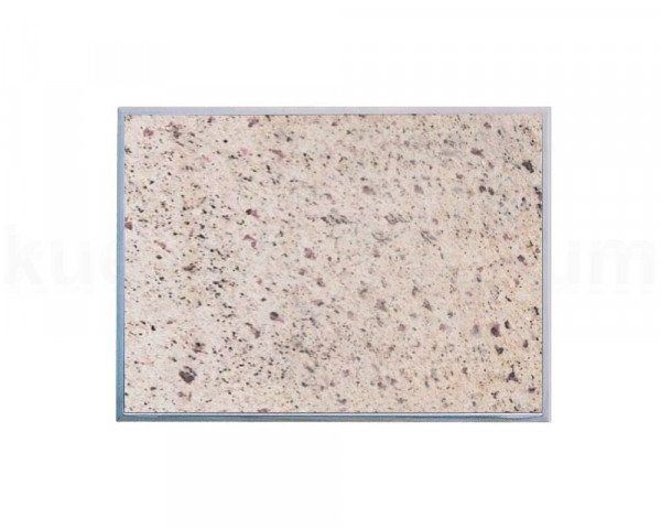 Einbau Granitfeld Verde Eukalyptus inkl. Edelstahlwanne 510 x 325 x 10 mm